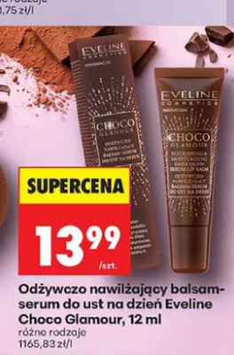 Odżywczo nawilżający balsam-serum do ust na dzień Eveline Choco Glamour promocja w Biedronka