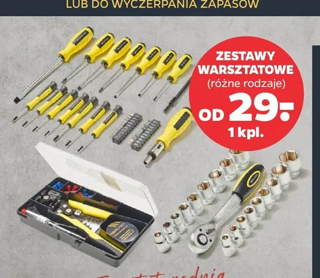 Zestaw kluczy nasadowych TECHLINER promocja w Netto