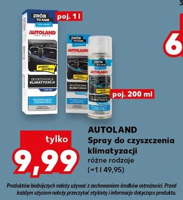 Air clim do czyszczenia klimatyzacji Autoland promocja w Kaufland