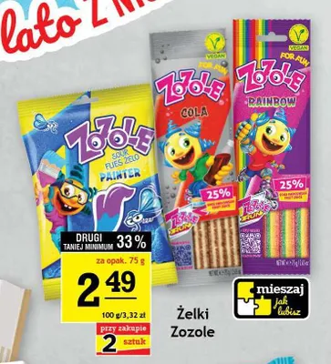 Żelki Zozole Cola promocja w Gram Market
