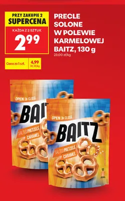 Precle solone w polewie karmelowej Baitz promocja w Biedronka
