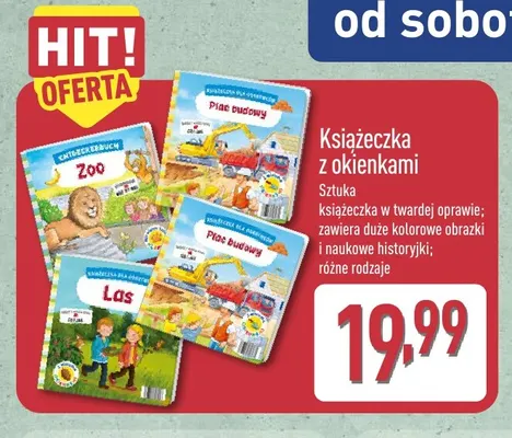 Książeczka z okienkami promocja w Aldi