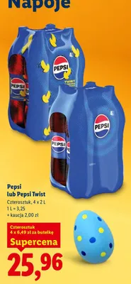 Napój Pepsi lub Pepsi Twist promocja w Lidl