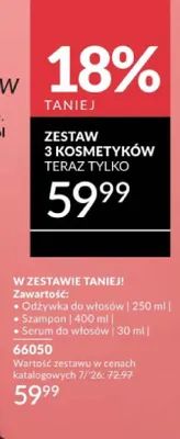 Zestaw odżywka do włosów + szampon + serum do włosów Avon Advance Techniques promocja w AVON