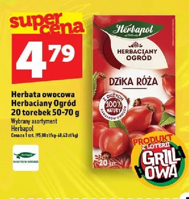 Herbata owocowa Herbaciany Ogród Dzika Róża promocja w TOPAZ
