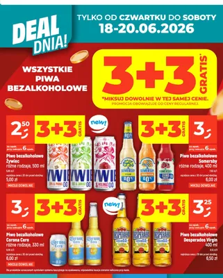 Piwa bezalkoholowe promocja w Dealz