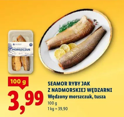 Wędzony morszczuk, tusza promocja w Lidl