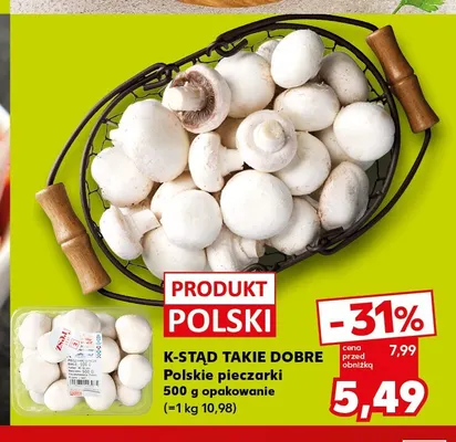 Pieczarki polskie K-Stąd Takie Dobre promocja w Kaufland