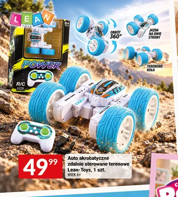 Auto akrobatyczne zdalnie sterowane terenowe Lean-Toys promocja w Twój Market