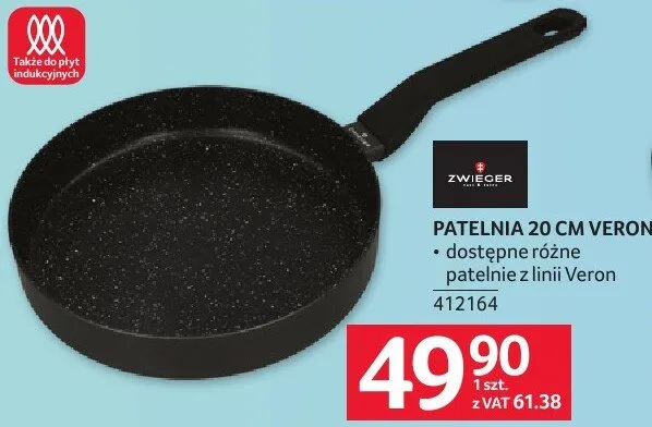 Patelnia 20cm Zwieger Veron promocja w Selgros