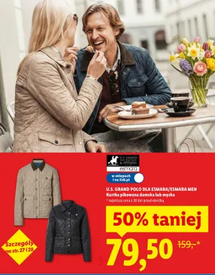 Kurtka pikowana męska promocja w Lidl
