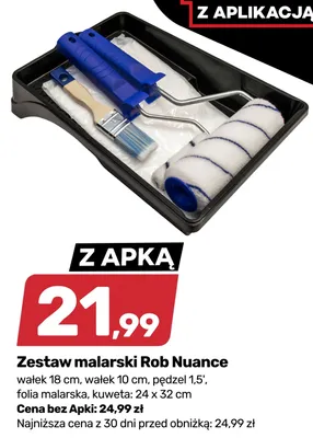 Zestaw malarski Rob Nuance promocja w Bricomarche