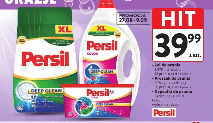 Proszek do prania Persil promocja w Intermarche