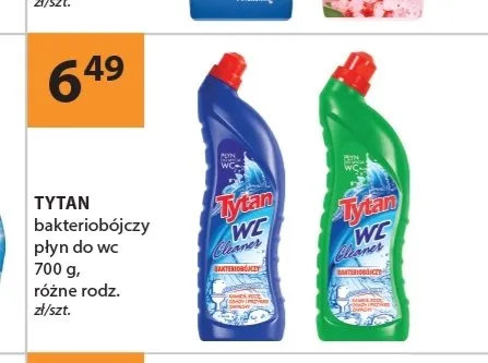 Płyn do WC bakteriobójczy Tytan zielony promocja w Drogerie Laboo