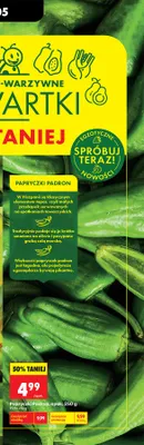 Papryczki Padron promocja w Biedronka