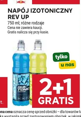 Napój izotoniczny Rev Up promocja w Stokrotka