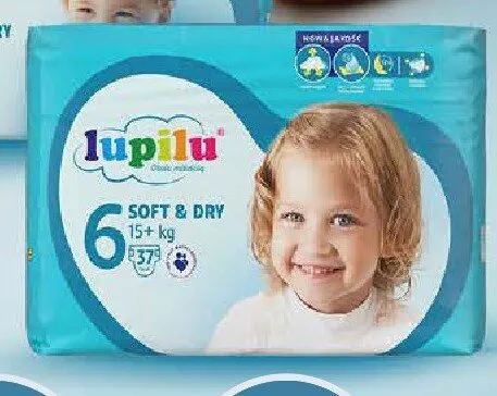 Pieluchy Lupilu Soft & Dry 6 promocja w Lidl