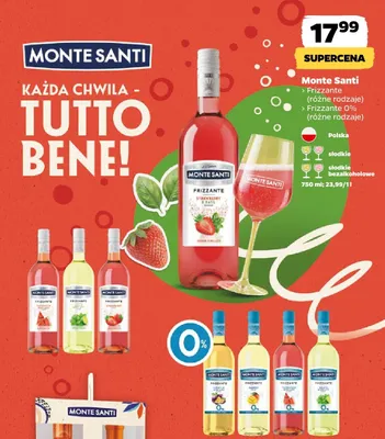 Wino Monte Santi Frizzante promocja
