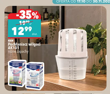 Pochłaniacz wilgoci AK101 K & M promocja w Biedronka