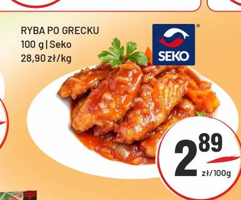 Ryba po grecku Seko promocja w Sedal