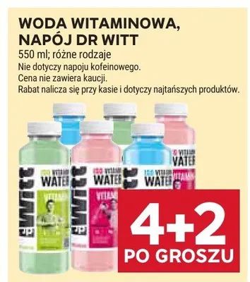 Woda witaminowa, napój promocja w Stokrotka