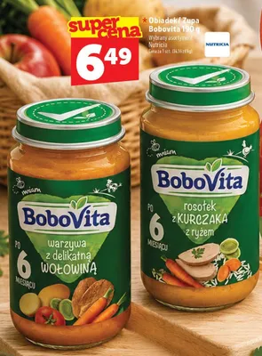 Obiadek BoboVita rosołek z kurczaka z ryżem promocja w TOPAZ