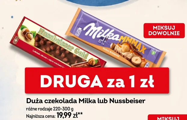 Duża czekolada Milka MMMAX Toffee Wholenut promocja w Żabka