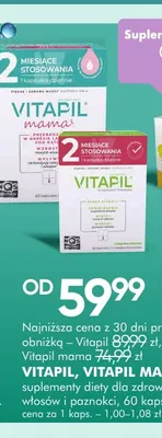 Suplement diety Vitapil promocja w Super-Pharm