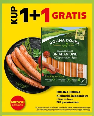 Kiełbasa krakowska Dolina dobra promocja w Kaufland