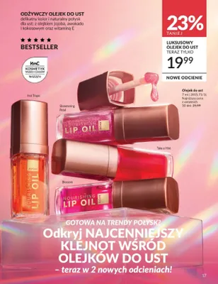 Olejek do ust Avon Nourishing Lip Oil promocja w AVON