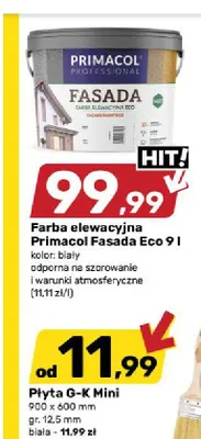 Farba elewacyjna Primacol Fasada Eco promocja w Bricomarche