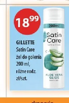 Satin Care żel do golenia GILLETTE promocja w Drogerie Laboo