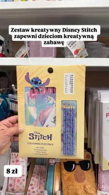 Zestaw kreatywny Disney Stitch promocja w Pepco