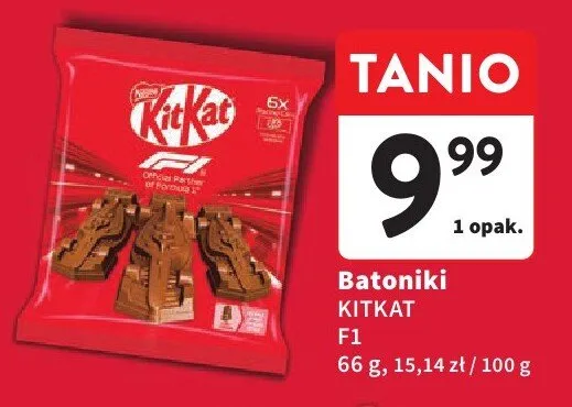 Batoniki KitKat F1 promocja w Intermarche