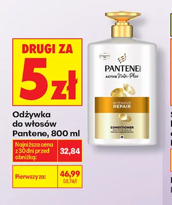 Odżywka do włosów Pantene promocja w Biedronka