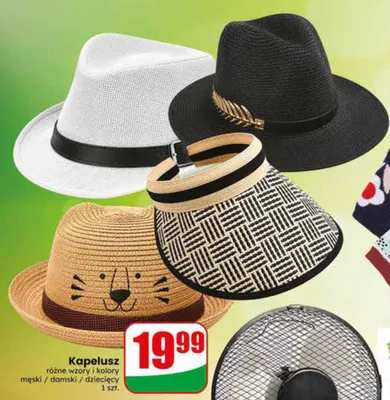 Kapelusz damski promocja w Dino