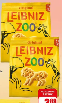Herbatniki zoo Original Leibniz Bahlsen promocja w Dino