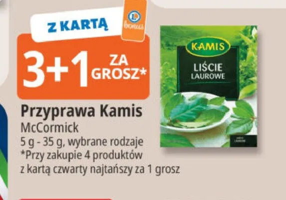 Przyprawa Liście Laurowe Kamis promocja w Leclerc