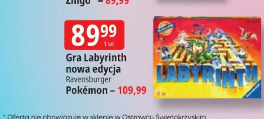Gra Pokémon Ravensburger promocja w Leclerc