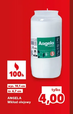 Wkład olejowy Angela promocja w Kaufland