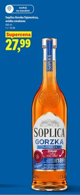 Wódka smakowa Soplica Gorzka Tajemnicza promocja w Lidl