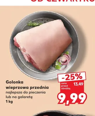 Golonka wieprzowa przednia promocja w Kaufland