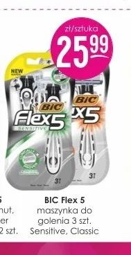 Maszynka do golenia BIC Flex 5 Sensitive promocja w Drogerie Jasmin