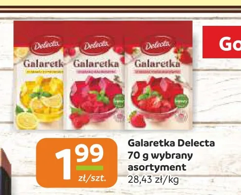 Galaretka Delecta promocja w Gama