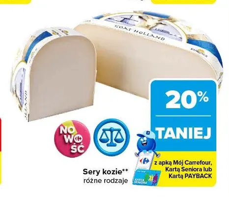 Sery kozie promocja w Carrefour