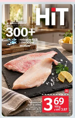 Karmazyn filet ze skórą promocja w Selgros