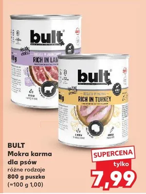 Mokra karma dla psów Bult Rich in Lamb promocja w Kaufland