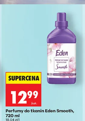 Perfumy do tkanin Eden Smooth promocja w Biedronka