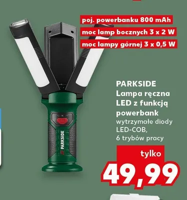 Lampa ręczna LED Parkside promocja w Kaufland
