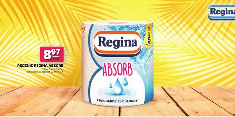Ręcznik papierowy Regina Absorb promocja w Stokrotka